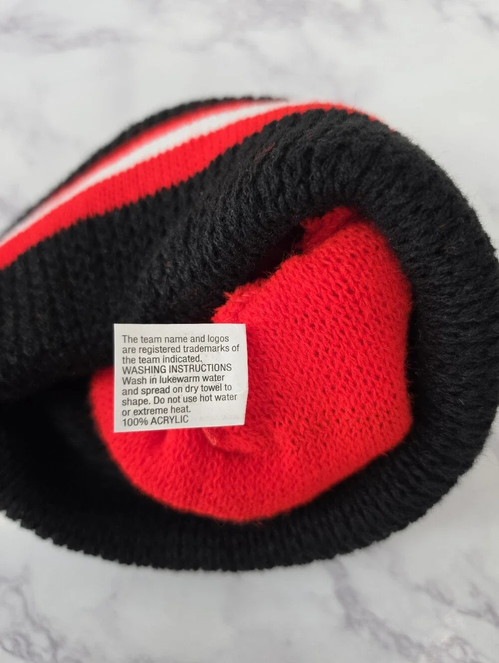 Detroit Red Wings NHL Beanie Hat Cap Tobbagan Vintage